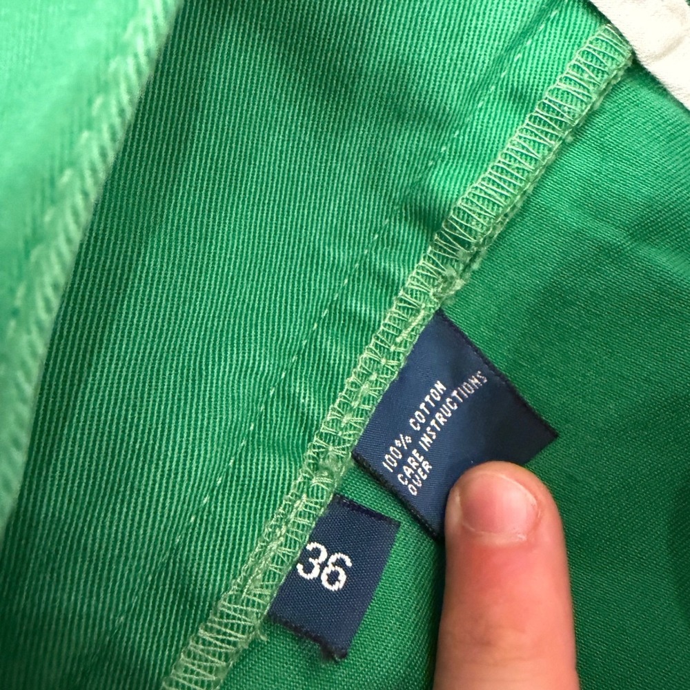 Polo Ralph Lauren Prospect Shorts Mens 36 Kelly Green Chino Preppy Cotton Twill - Picture 3 of 5